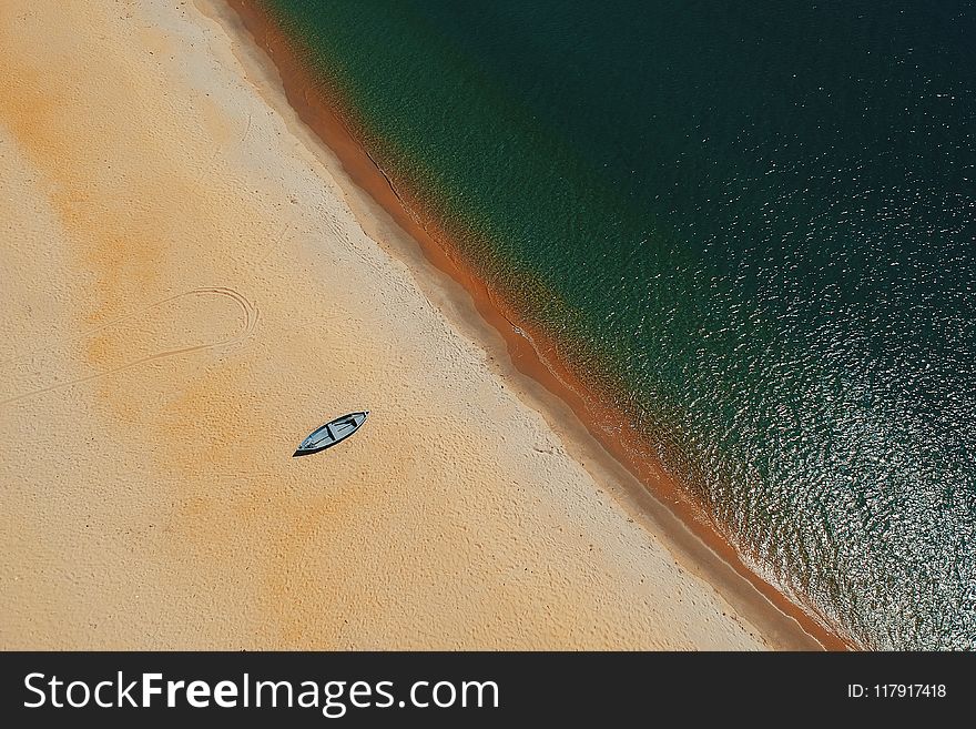 Kayak On Sand