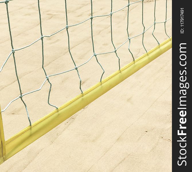Yellow Volleyball Net