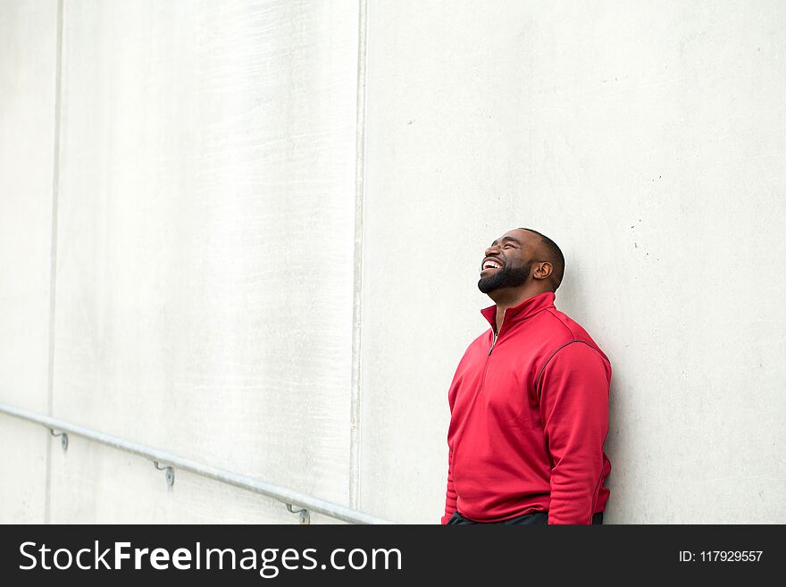 African American Man Smiling.