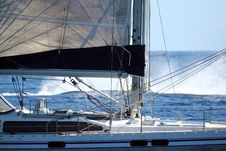 Sailboat Mast Royalty Free Stock Image