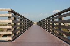 Wooden Walkway Bridge Royalty Free Stock Images Wooden Walkway Bridge Royalty Free Stock Images