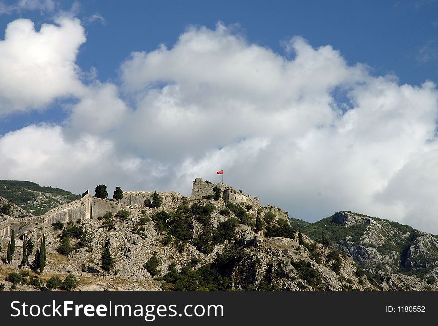 Beautiful day et the sea of montenegro. Beautiful day et the sea of montenegro