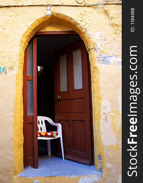 Chairs Outside The House, GREECE