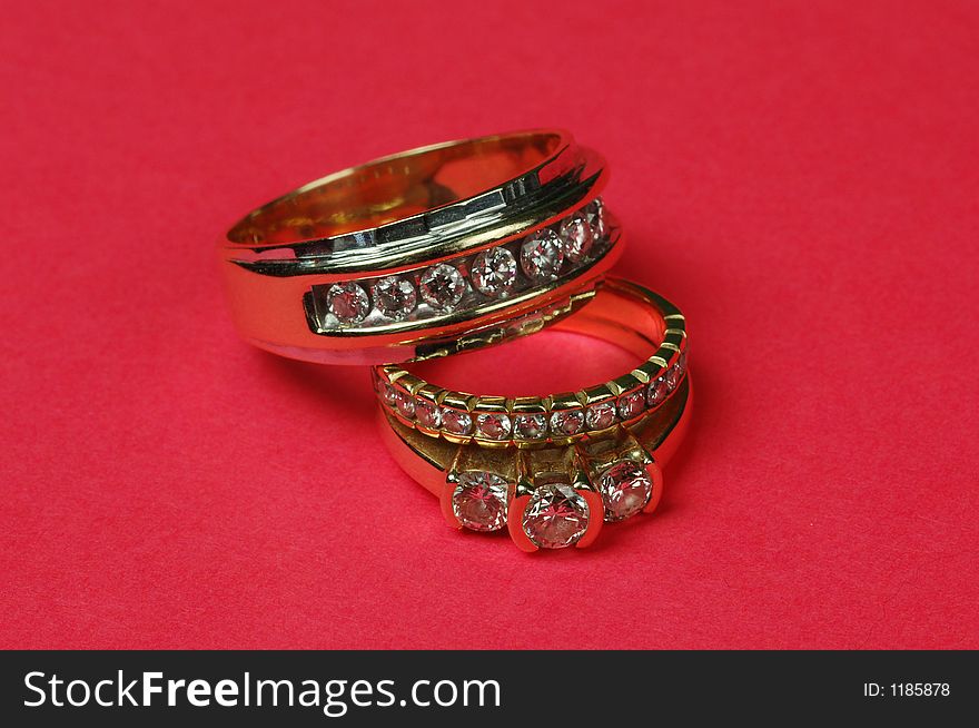 Male and Female Wedding Rings