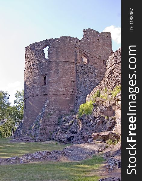 The ladies Tower at Goodrich castle England.