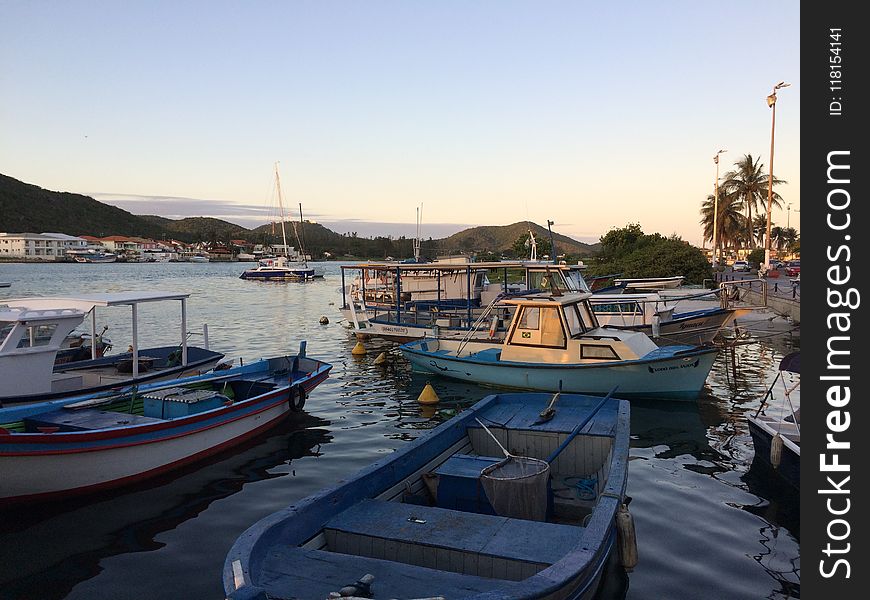 Harbor, Marina, Water, Boat