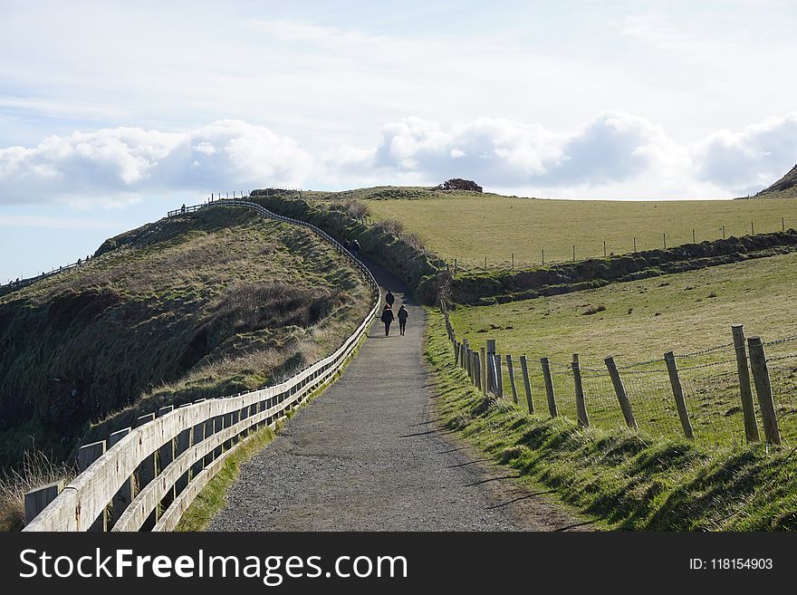 Road, Highland, Sky, Hill