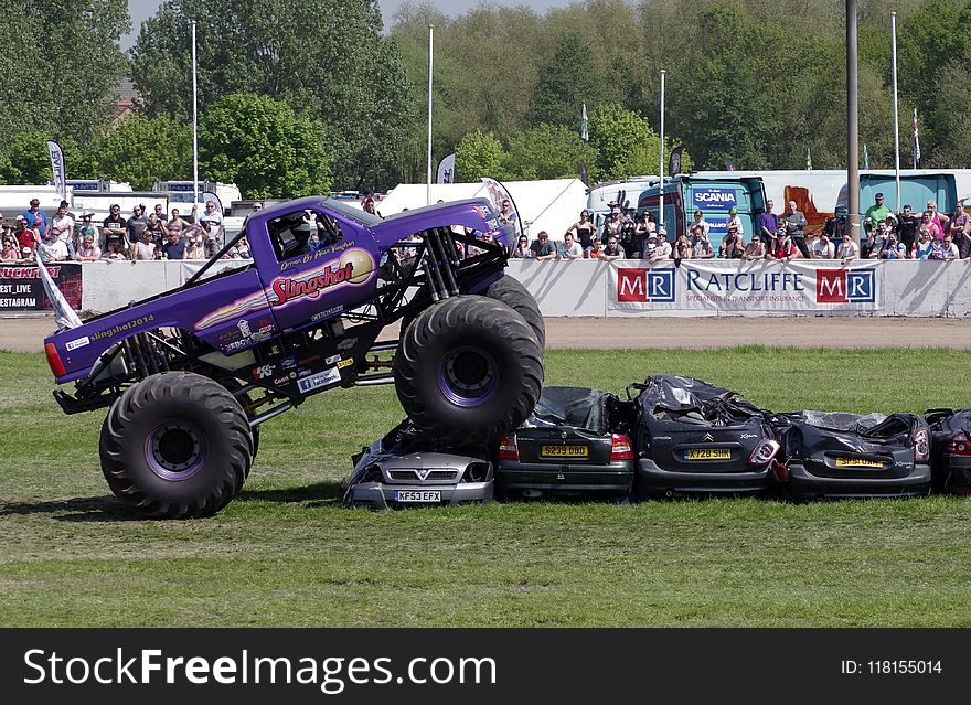 Car, Monster Truck, Vehicle, Auto Racing
