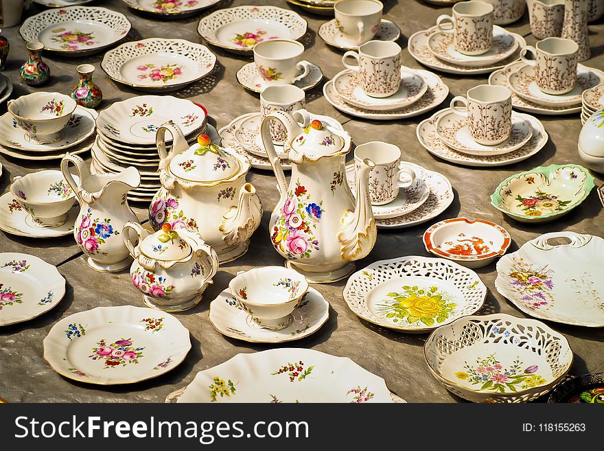 Porcelain, Dishware, Tableware, Ceramic