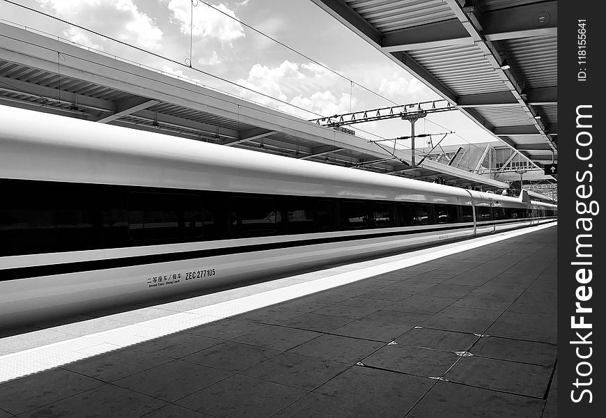 Train Station, High Speed Rail, Track, Transport