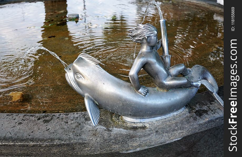 Water, Sculpture, Statue, Water Feature