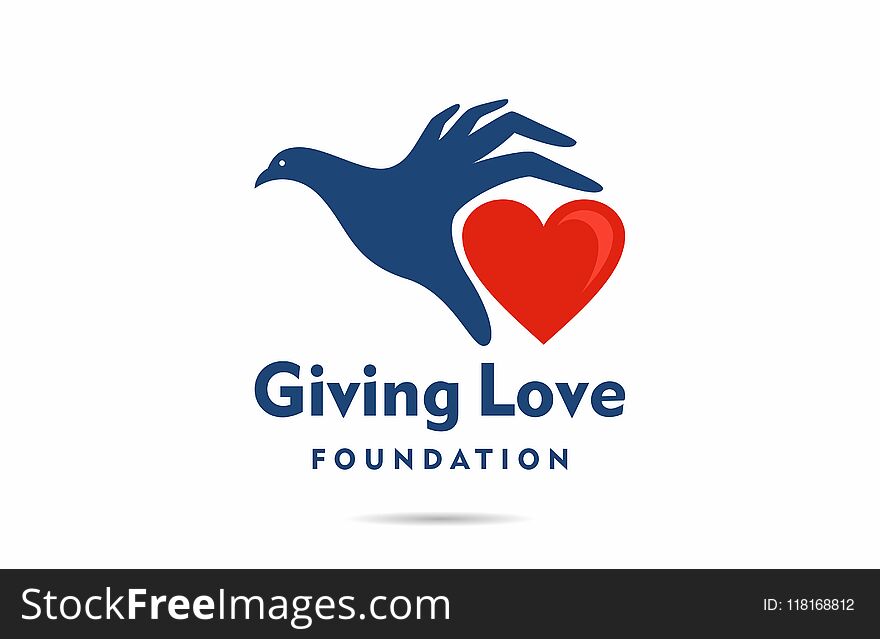 Concept design a illustration vector of giving love foundation Logo Designs. Isolated on white background. Concept design a illustration vector of giving love foundation Logo Designs. Isolated on white background.