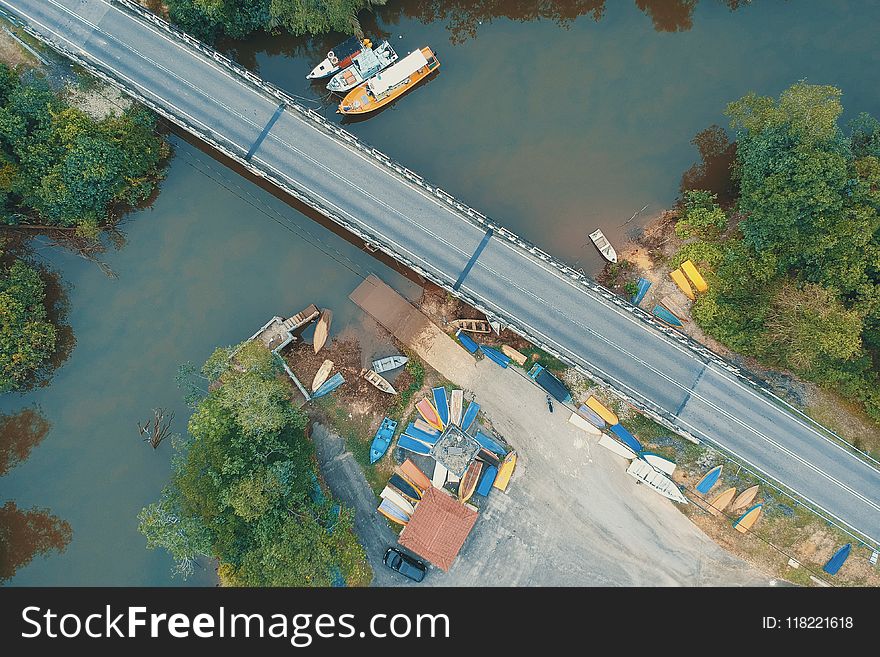 Aerial Photo of Bridge