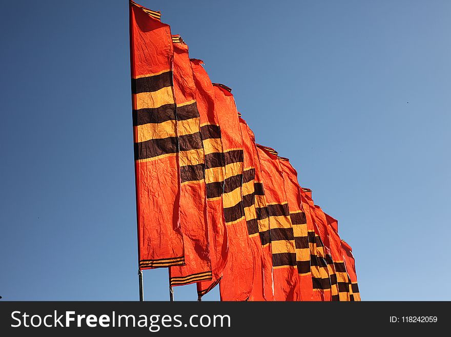 Flag, Sky, Building, Flag Of The United States