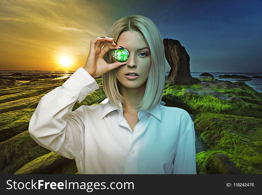 Green, Glasses, Vision Care, Beauty