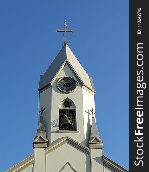 Sky, Church Bell, Steeple, Building