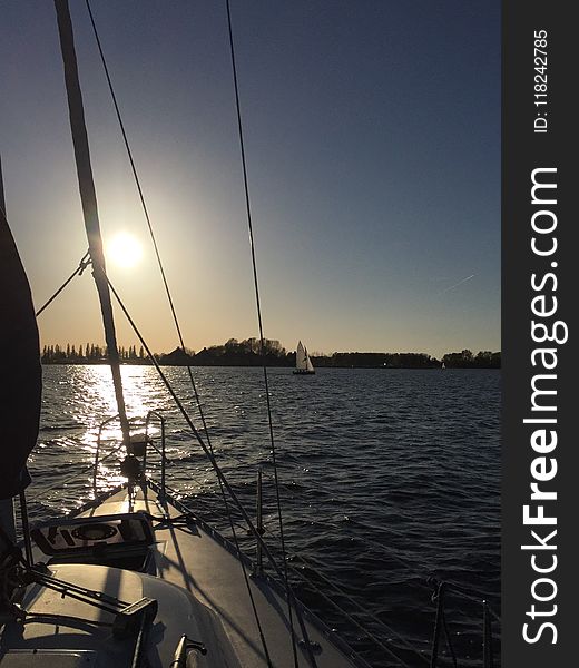 Waterway, Sailing, Sky, Sea