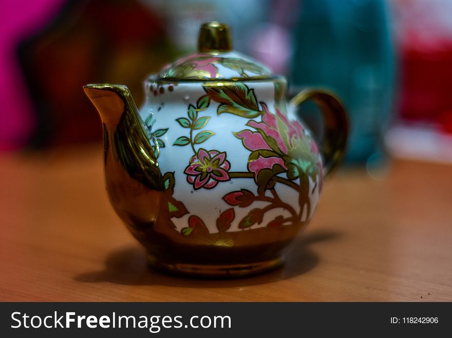 Teapot, Porcelain, Tableware, Ceramic