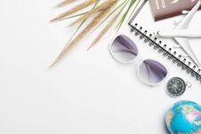 Travel Trip Accessories Items Travel Concept Stock Photography Travel Trip Accessories Items Travel Concept Stock Photography