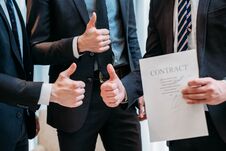 Success Teamwork Deal Contract Business Thumb Up Royalty Free Stock Photos Success Teamwork Deal Contract Business Thumb Up Royalty Free Stock Photos
