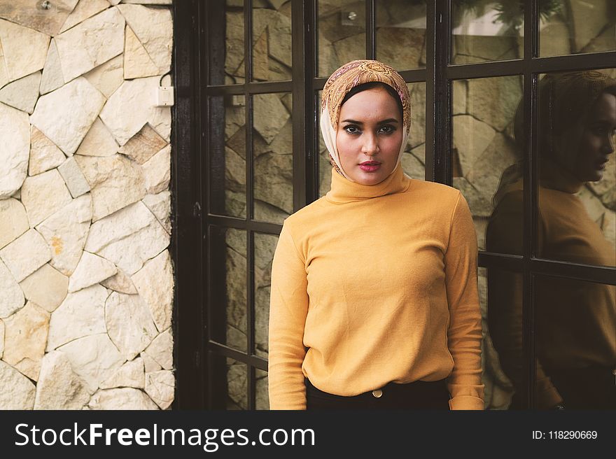 Photo of Woman Wearing Brown Hijab