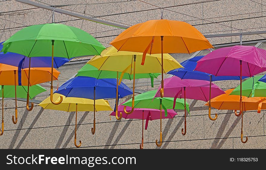 Umbrella, Yellow, Fashion Accessory, Sky