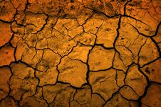 Desert Dried Mud Parched Dirt Earth Representing Climate Change Royalty Free Stock Photos
