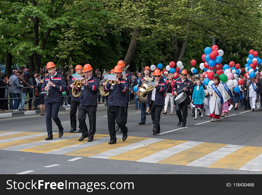 Crowd, Marching, Parade, Event