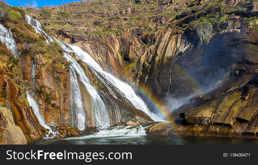 Waterfall, Body Of Water, Nature Reserve, Water Resources