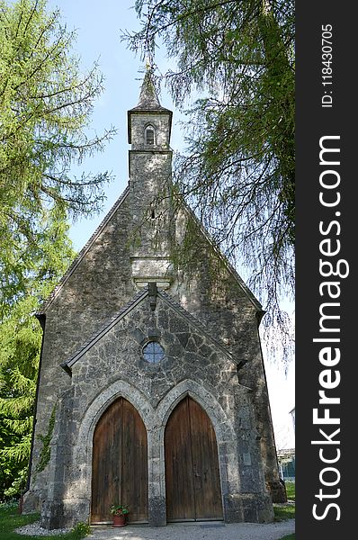 Chapel, Place Of Worship, Church, Tree