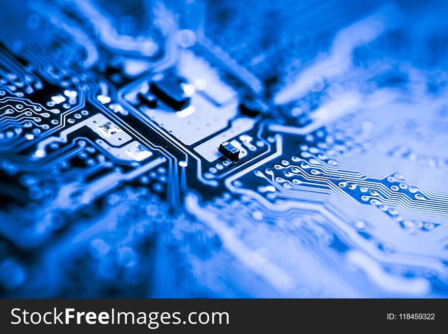 Abstract,close up of Mainboard Electronic computer background. logic board,cpu motherboard,Main board,system board,mobo