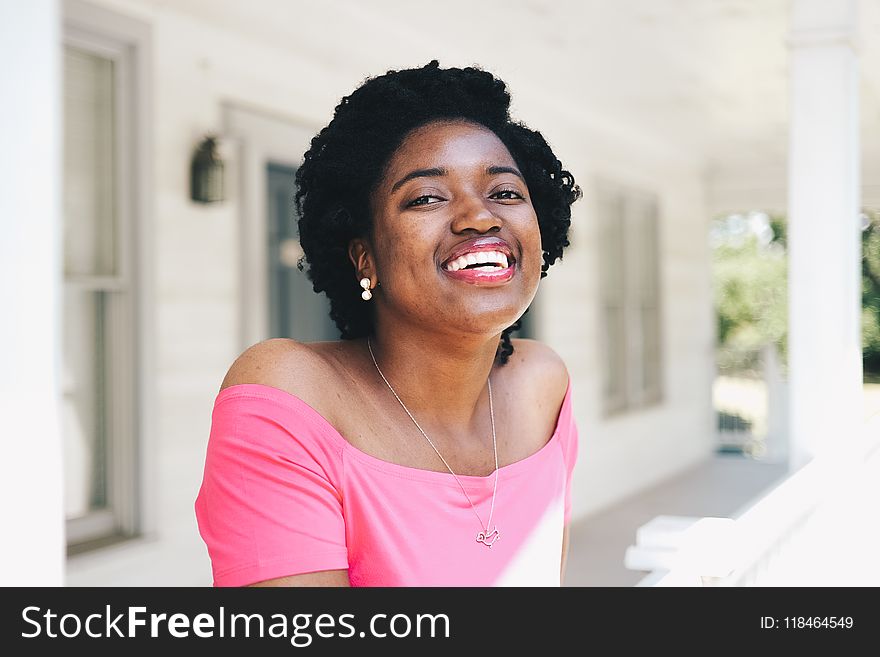 Close-Up Photography of Smiling Woman