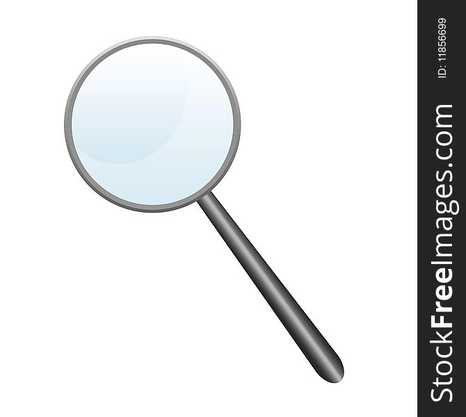 Magnifier icon for websites, print and other