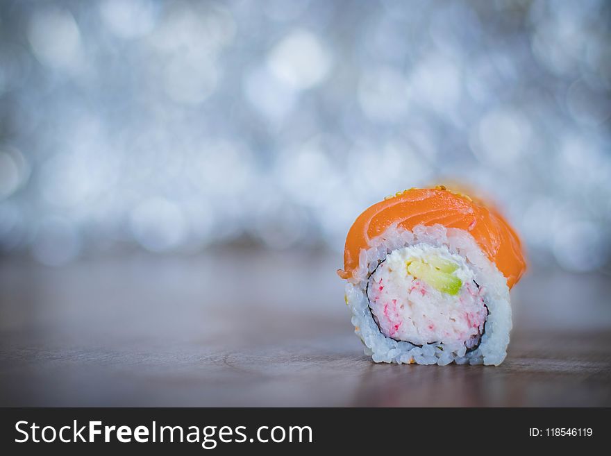 Selective Focus Photography of Sushi