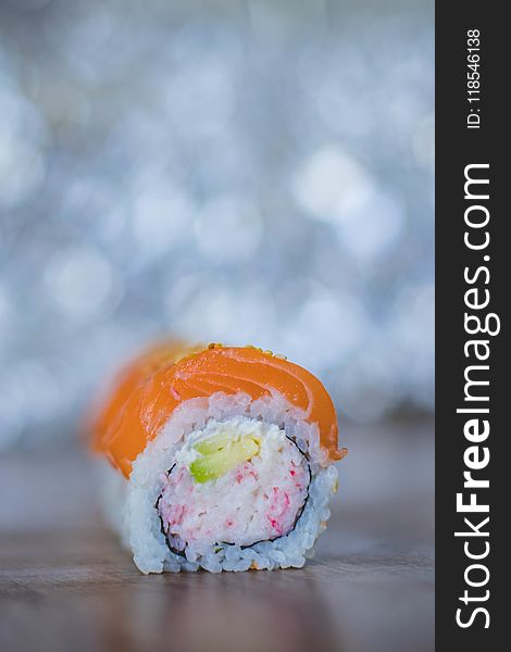 Close-up Photography of Sushi