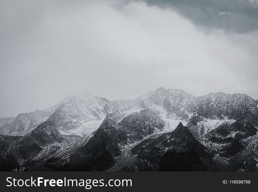 Adventure, Alps, Black-and-white