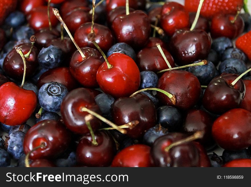 Berries, Blackberries, Cherries