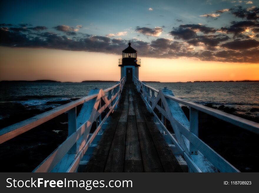 Marshall Point Lighthouse Sunset