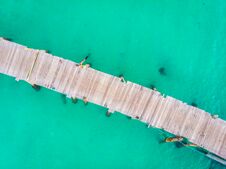 Aerial View Of Pier Stock Images Aerial View Of Pier Stock Images