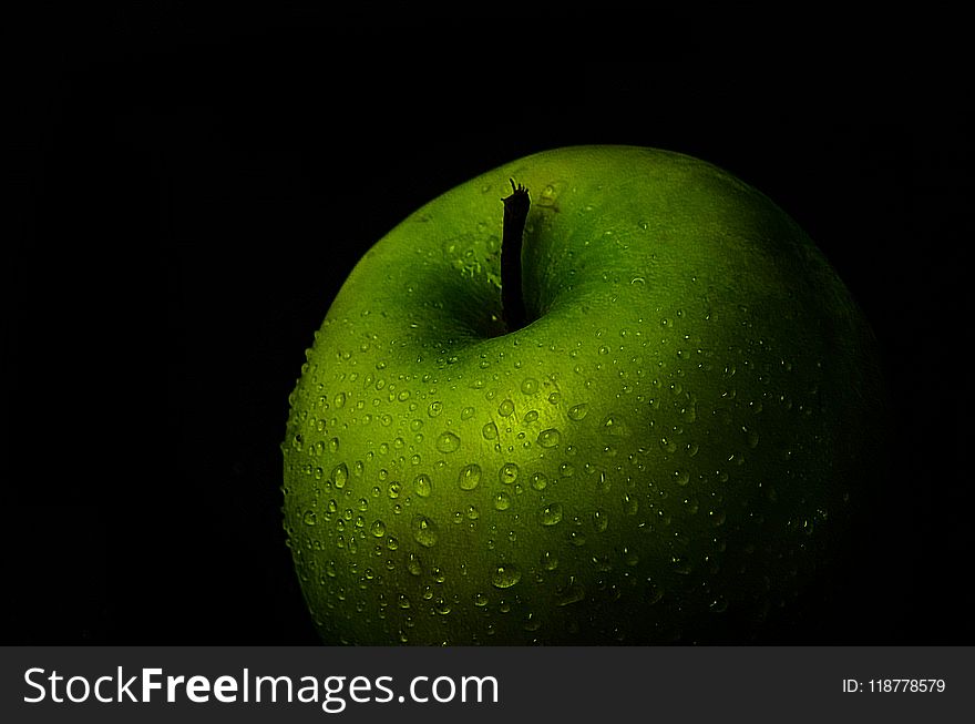 Green, Granny Smith, Apple, Still Life Photography