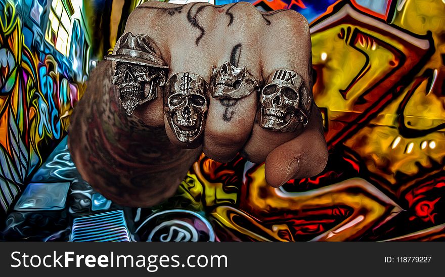 Art, Tattoo, Arm, Graffiti