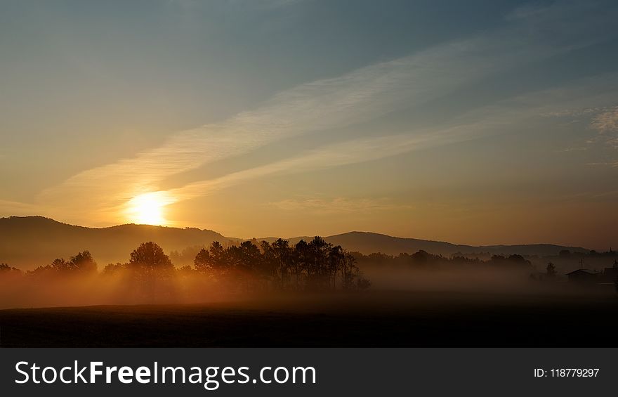 Sky, Sunrise, Dawn, Morning