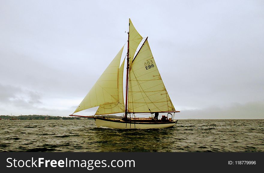 Sail, Sailboat, Water Transportation, Yawl