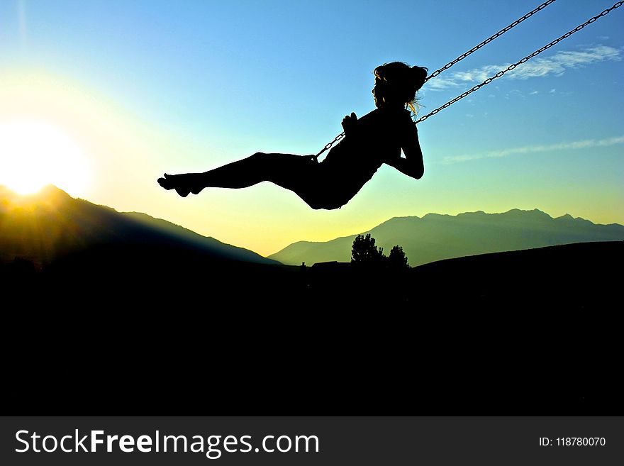 Sky, Silhouette, Atmosphere Of Earth, Jumping