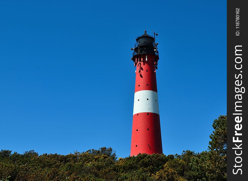 Lighthouse, Tower, Sky, Beacon