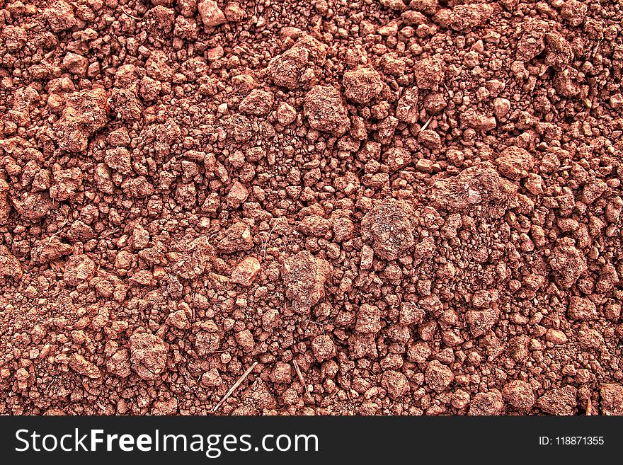 Soil, Rock, Gravel, Material