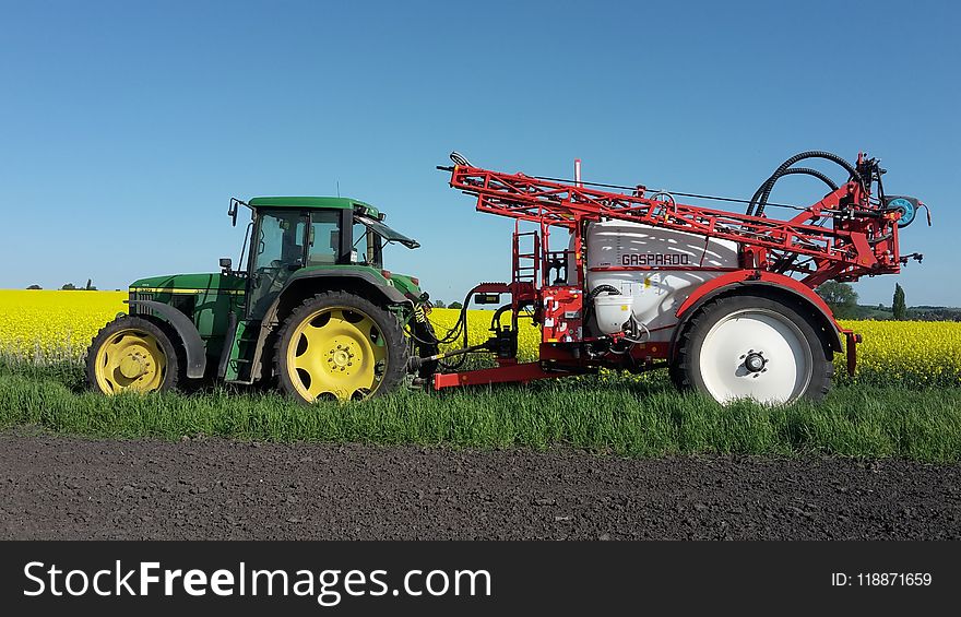 Agricultural Machinery, Tractor, Agriculture, Field