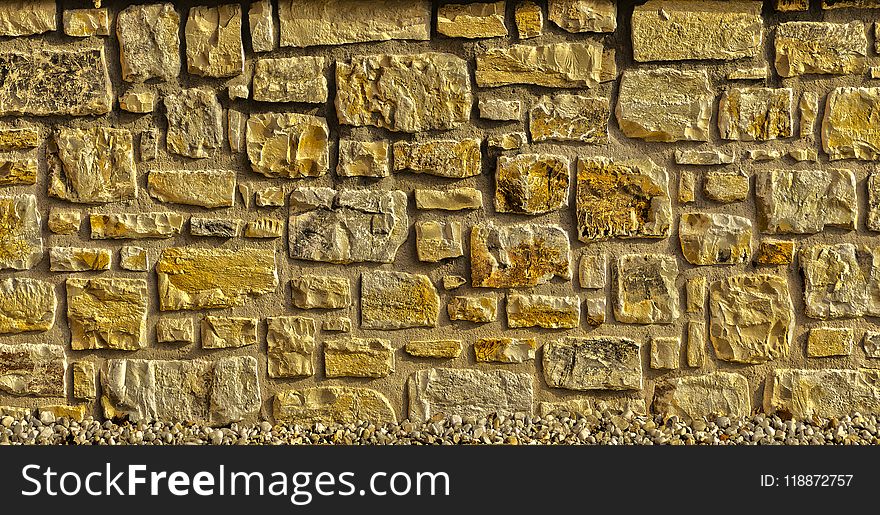 Stone Wall, Wall, Archaeological Site, Brick