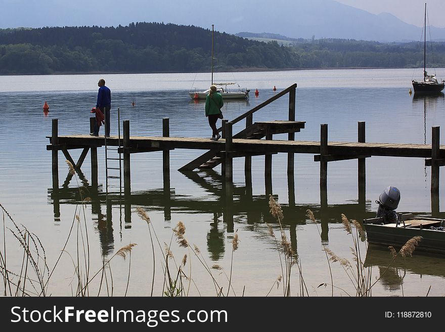 Water, Pier, Dock, Lake