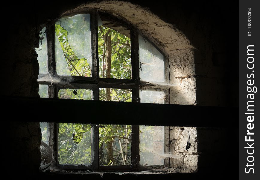 Window, Wall, Ruins, Arch